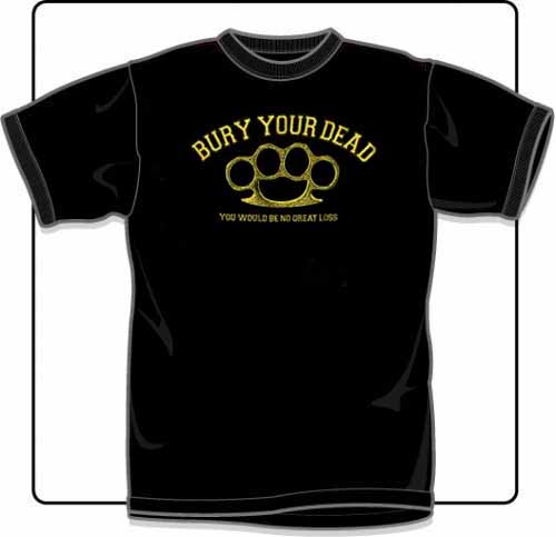 Bury Your Dead Knuckles T Shirt Large
